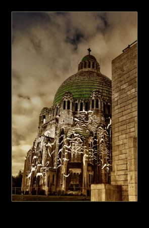 Basilique de Cointe - Colombes de la Paix   - Le vert d